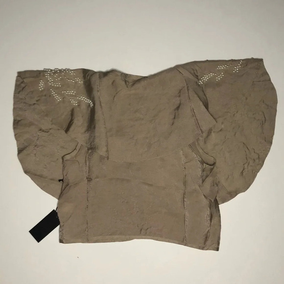 Line & Dot Crop Top Size Small - Picture 3 of 6